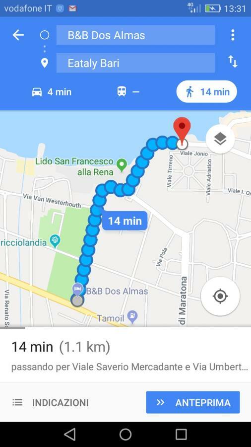 B&B Dos Almas Bari Ngoại thất bức ảnh